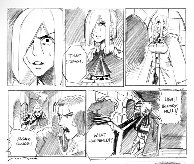 Something in the dungeon that shocks Yuri. If you read all the Embodiment of Sins so far, you know because there was a panel of it. 