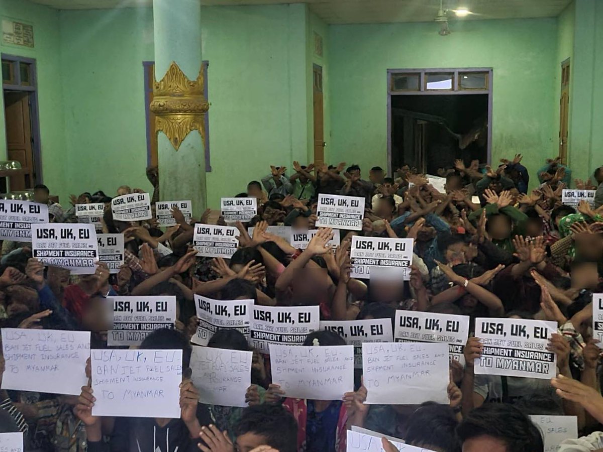 #BanJetFuelExportsToMM Do you hear the people's demands? Intel's governments need to reflect that allowing the junta's access to jet fuel poses risks or benefits for the people in Myanmar. We are suffering increasingly because your actions are slow and inadequate. #Myanmar