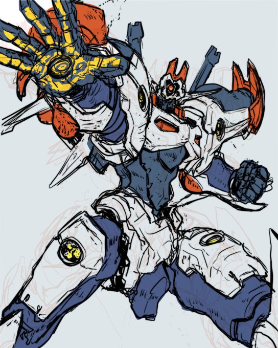 「open hand super robot」 illustration images(Latest)