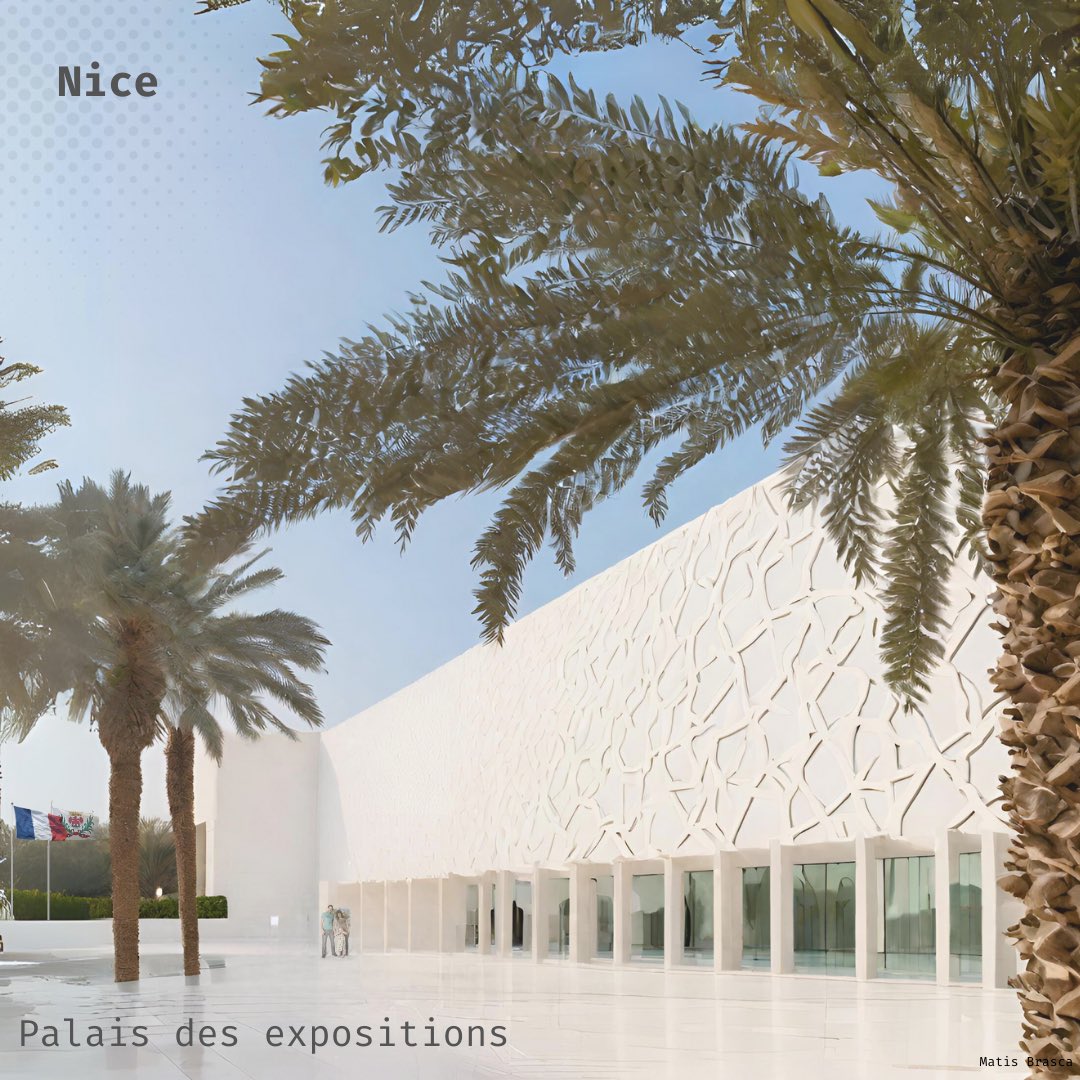 Le Palais des Expositions et des Congrès de Nice : concept réalisé avec l'IA✔️ Le Palais des Méditerranées!

Un lieu mondial et intemporel, dans l'esprit du Louvre d'Abu Dhabi ou de la Cité de Valencia.
 
Visite avec photos 1/9👇@Nice_Matin @BFMCotedazur @NicePresse @AnneRamos06