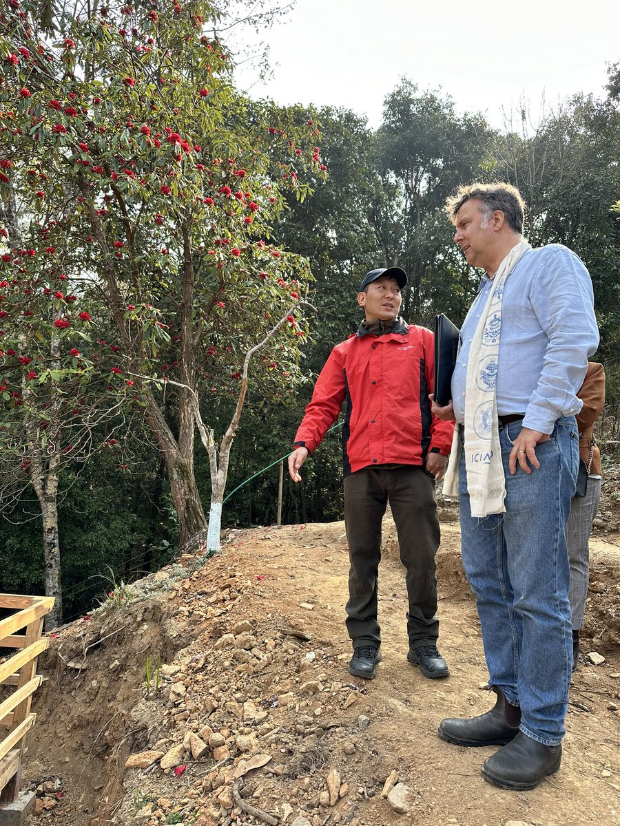 It was a pleasure to invite Ben Mellor, Regional Director <a href="/FCDOGovUK/">Foreign, Commonwealth & Development Office</a> to the Living Mountain Lab today. 
With support from the UK government, <a href="/icimod/">ICIMOD</a>’s HI-REAP programme continues to work towards a climate resilient Asia.
