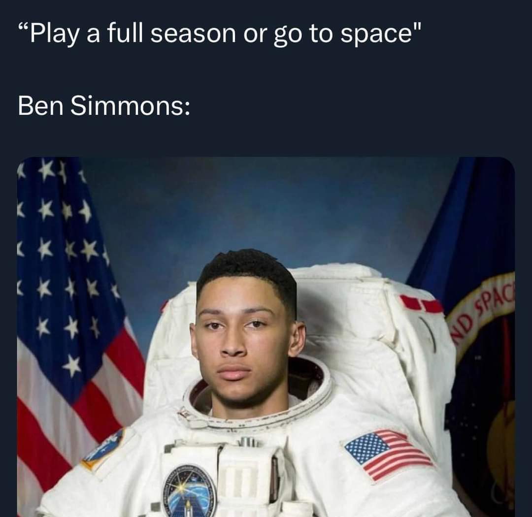 arvyt's tweet photo. @elonmusk you can send @BenSimmons25 to Mars? https://t.co/VGmAWt3wwN