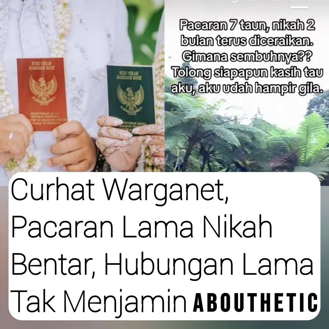 explorer_brands's tweet photo. Pacaran Lama Nikah Bentar Hubungan Lama Tak Menjamin

- a thread https://t.co/3dH5YzE3uR