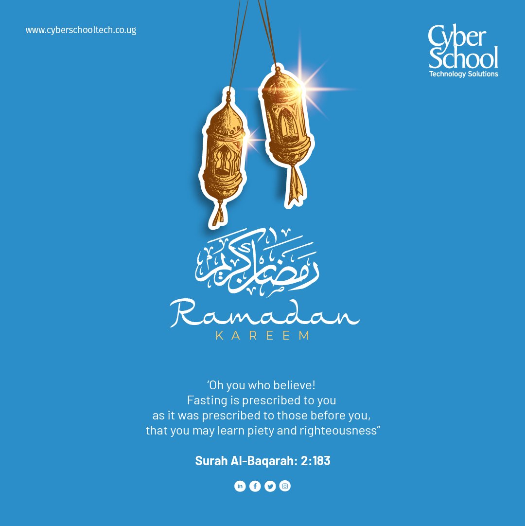 A fruitful and successful month of Ramadan to the Muslim community. May your prayers be answered, sins be forgiven and sacrifices be accepted. Ramadan Kareem!