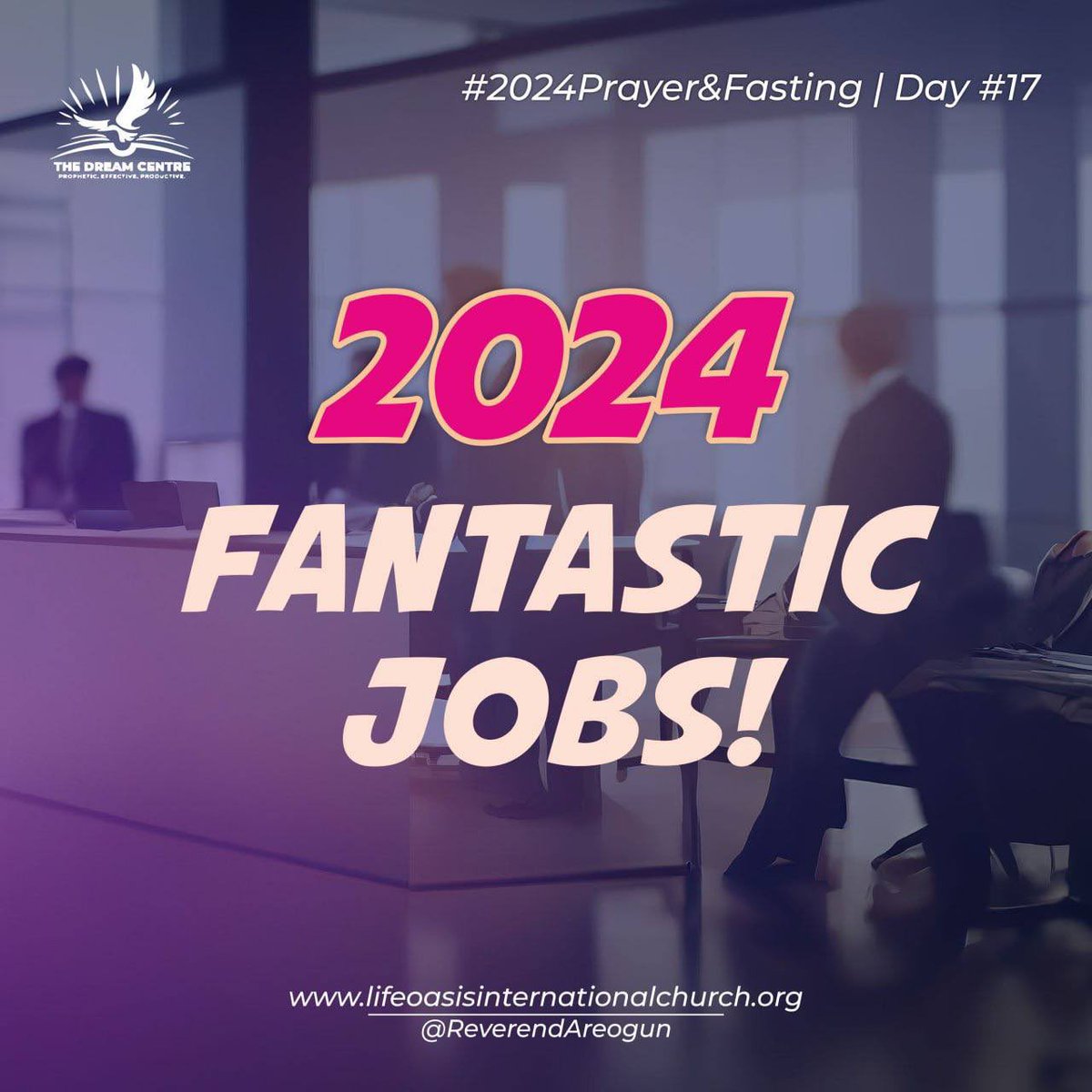 God will bless you with fantastic jobs this year in the name of Jesus!

#Christianity 
#FOM2024 
#Application 
#ReverendAreogun