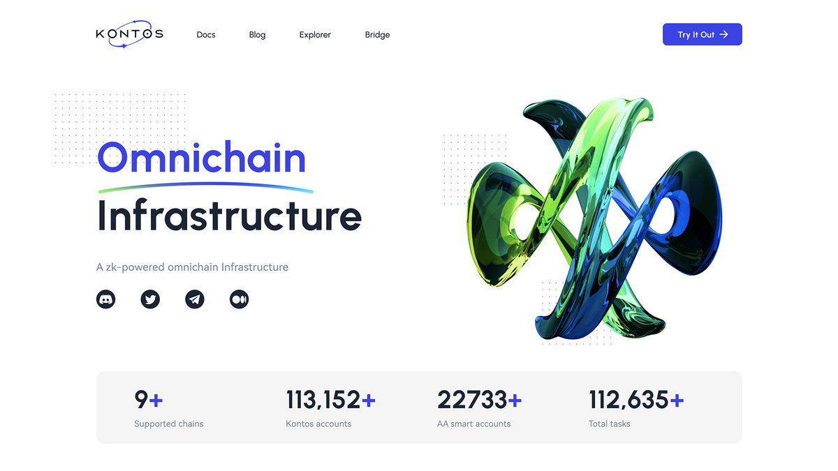 Kontosio's tweet photo. Explore the revamped #Kontos website at https://t.co/N7ivG7ngSg!

Embark on a journey through the avant-garde realm of zk-powered omnichain infrastructure, positioning #Kontos as your definitive gateway to this innovative landscape. https://t.co/99aRLAXm5C