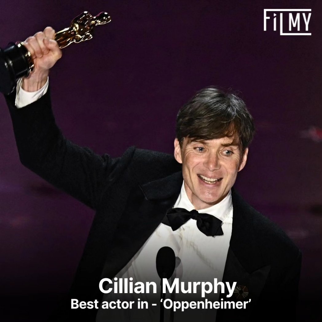FilmyNewj's tweet photo. Here is the 2024 Oscar Winners List...
.
.#christophernolan #oppenheimer #cillian_murphy #beatdirector #bestactor #robertdowneyjr #robertdowneyjredit #billieeilish #billieeilishedits #whatwasimadefor #finneasoconnell #davinejoyrandolph
#supportingactress #emmastone #poorthings #filmy