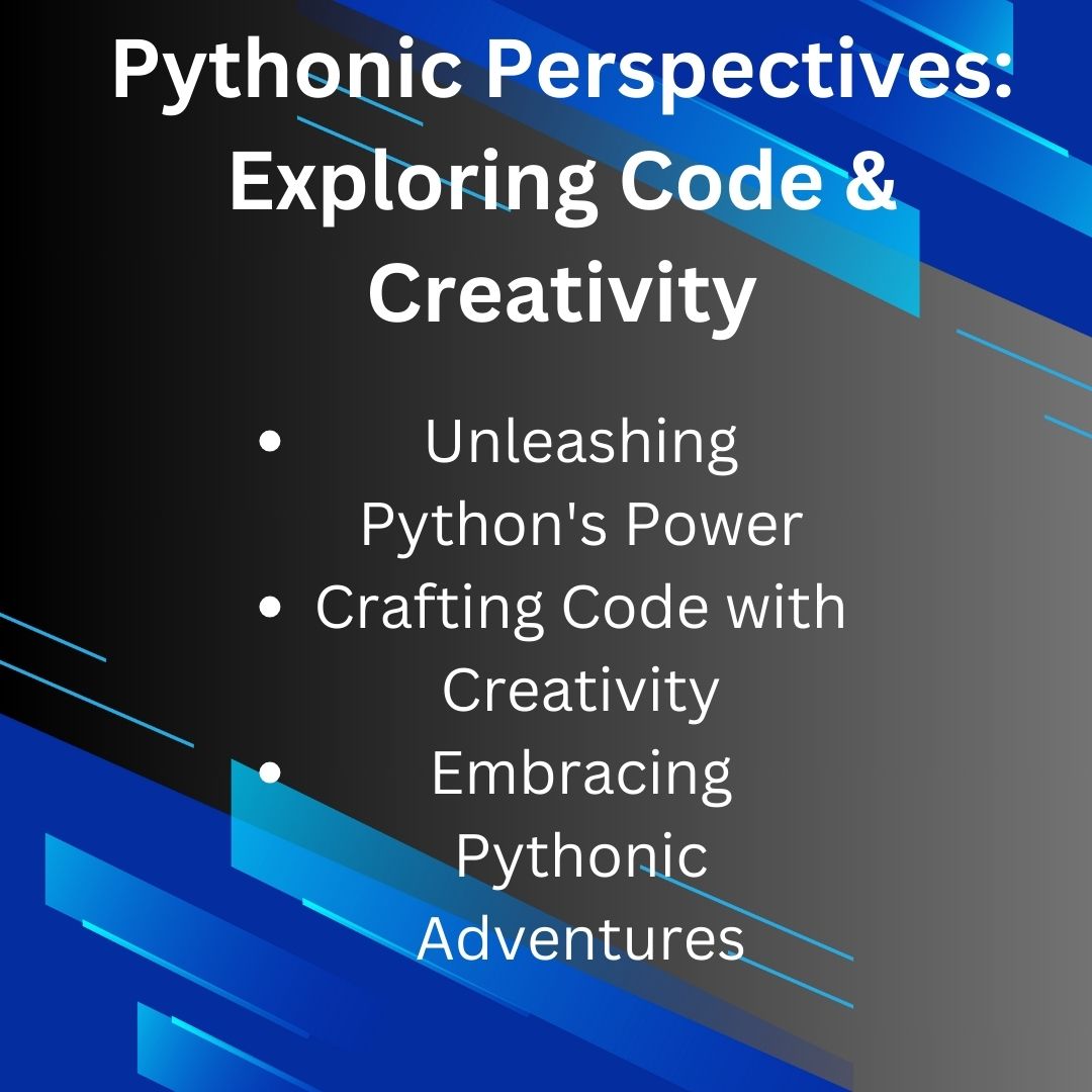 raginij6016240's tweet image. Embarking on a journey through lines of code, where creativity meets functionality. 🌟 #PythonAdventures #CodeCrafting #TechExploration