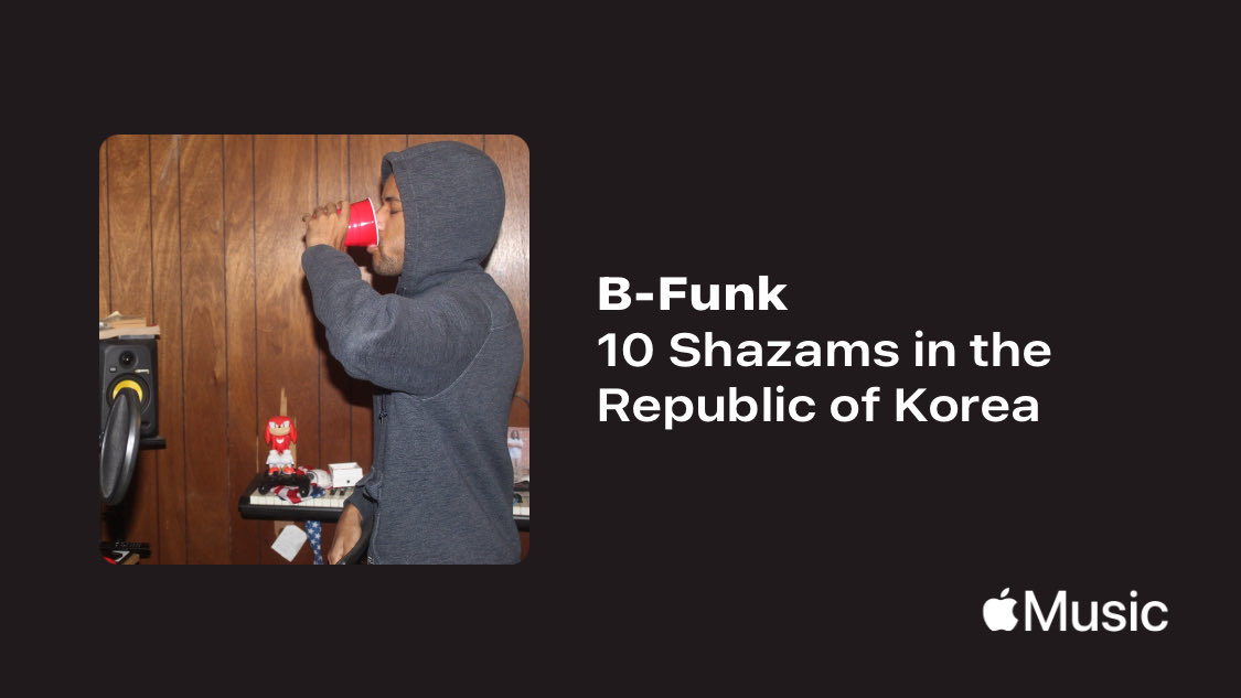 Just passed a new Milestone on @AppleMusic. South Korea, thank you! 🇰🇷🙌 music.lnk.to/zAQLfH