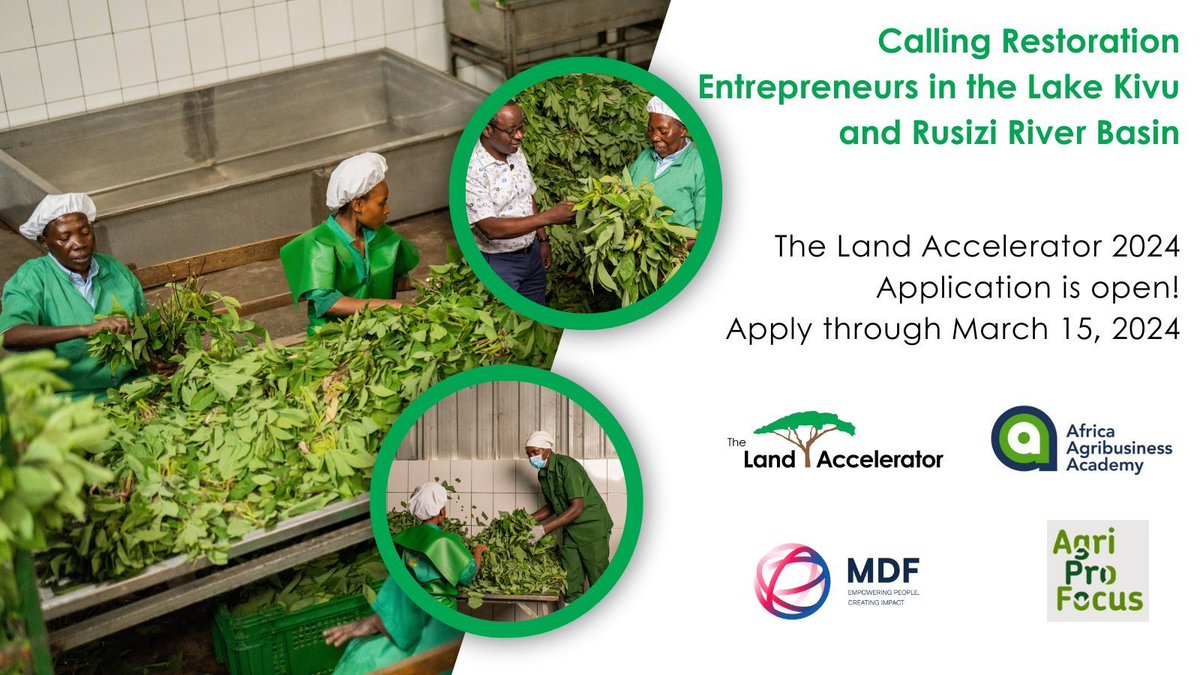 Greetings on this joyful Monday!

Are you an African entrepreneur dedicated to land restoration? 

There are just 4 days remaining to enroll in the #LandAccelerator Africa 2024 program and enhance your skills and knowledge. 

This opportunity will enable you to secure funding and…