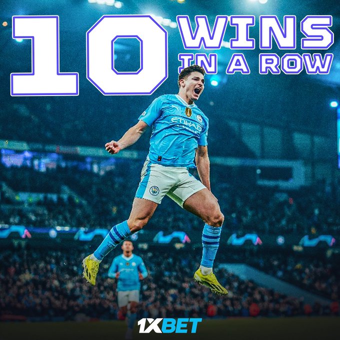 Man City — first English team in #UCL history with 🔟 wins in a row 📷 Absolutely incredible 📷 👏