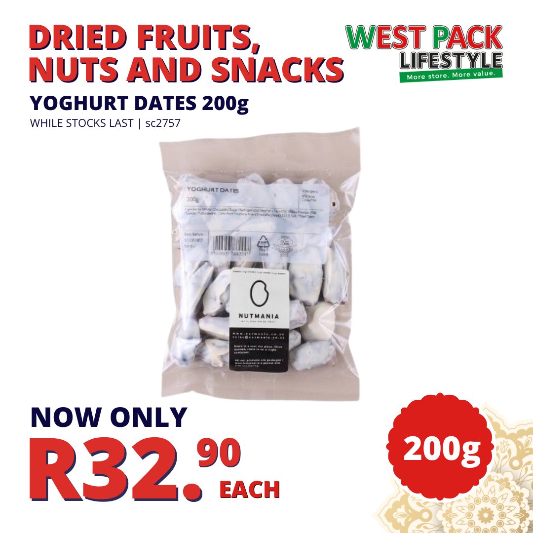 westpackstores's tweet image. 🌙✨ Ramadan Mubarak, West Packers

To honour #RamadanMubarak, we're excited to share a special collection of snacks, sweets to enrich your Ramadan. From sumptuous dates to break your fast with, to delectable treats perfect for sharing during #suhoor and #iftar.