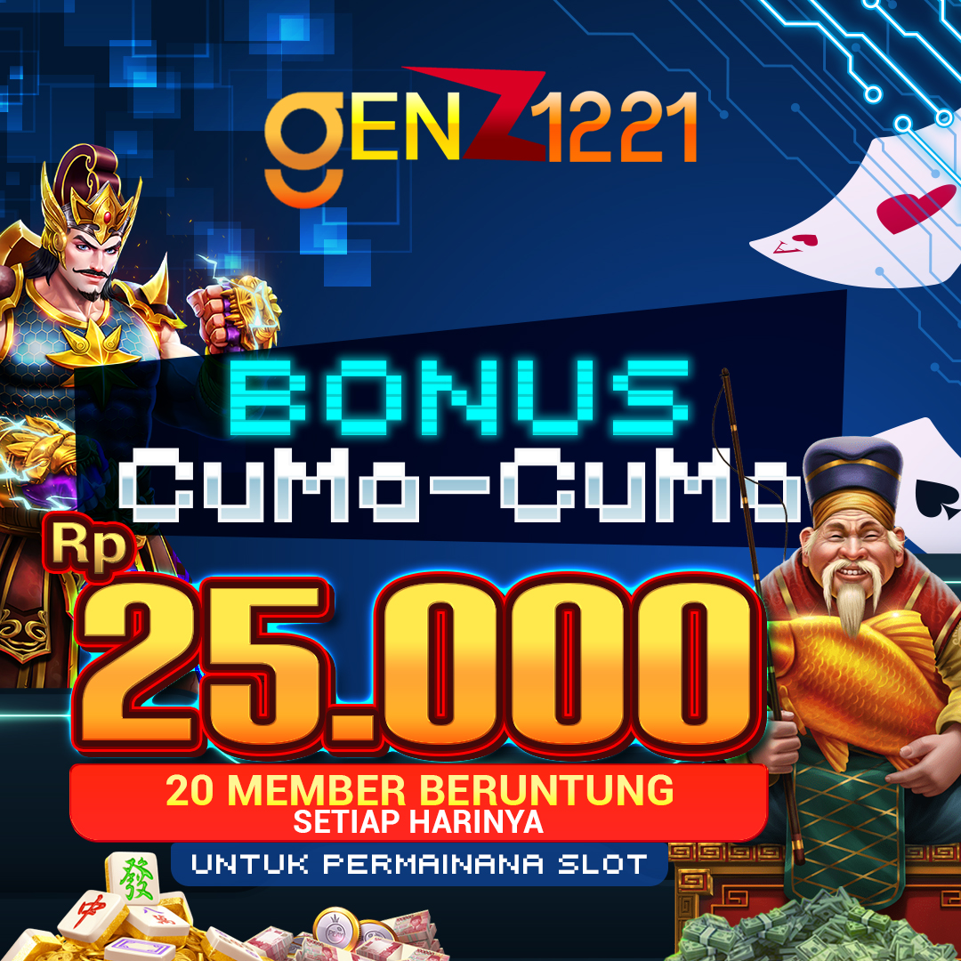 𝗕𝗢𝗡𝗨𝗦 𝗖𝗨𝗠𝗔-𝗖𝗨𝗠𝗔 𝟮𝟱𝗞 𝗚𝗘𝗡𝗭𝟭𝟮𝟮𝟭 𝗨𝗡𝗧𝗨𝗞 𝗠𝗘𝗠𝗕𝗘𝗥 𝗔𝗞𝗧𝗜𝗙 𝗗𝗘𝗣𝗢 !!!

Setiap Hari GENZ1221 akan membagikan saldo permainan gratis 𝗥𝗽 𝟮𝟱.𝟬𝟬𝟬 𝗗𝗲𝗻𝗴𝗮𝗻 𝗧𝗢 𝗫𝟱 untuk member yang aktif melakukan deposit.