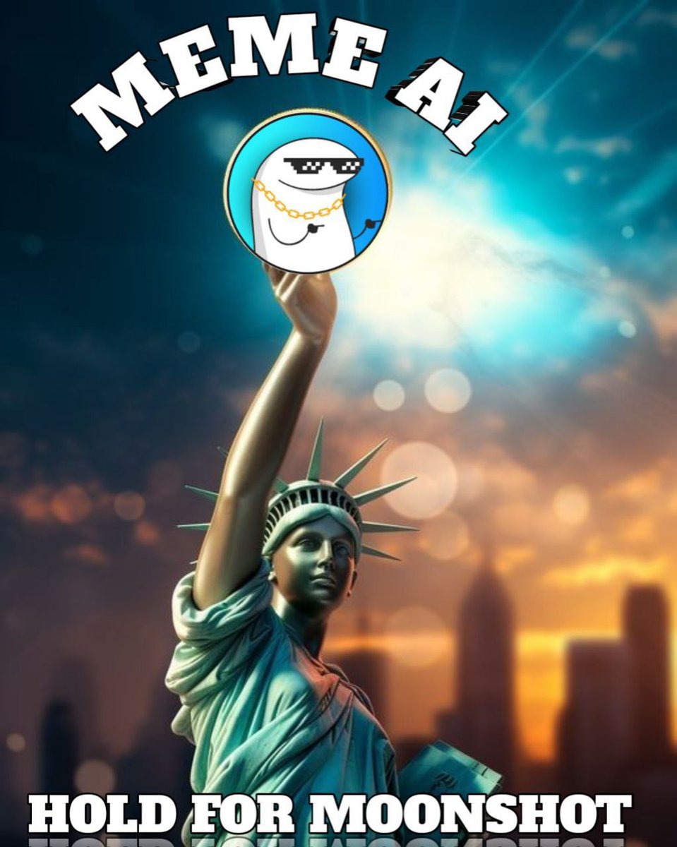 Memeaicoin's tweet photo. GM #MEMEAIARMY,

START OF A NEW WEEK, MOST OF YOU GUYS KNOW WHAT'S COMING END OF THIS WEEK, RIGHT? 👀?!

STILL GAINING MORE HOLDERS EVERY DAY, ALMOST 3500 NOW! 💥📈

ENJOY THE CRAZY RIDE TO A 1BIL+ MC! 👾🚀

#MEMEAI #MEMEAICOIN #MEMECOINSEASON #THENEXTPEPE https://t.co/GSG8T0vkJQ