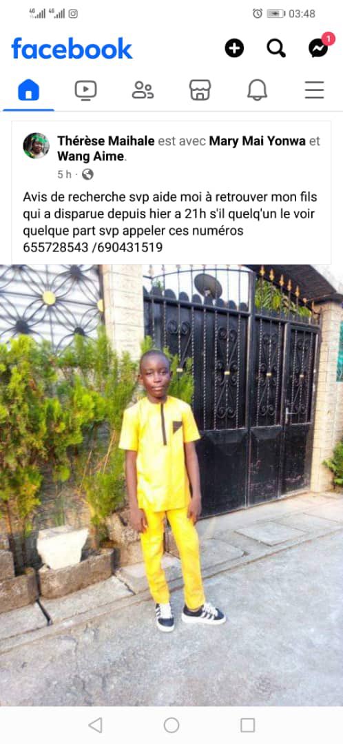 Tata_Passi's tweet photo. Bonjour 

Svp le fils d’une maman que je connais a disparu depuis hier 😭😭😭🙏🏾🙏🏾🙏🏾🙏🏾

Aidez nous à partager 

Si jamais quelqu’un le croise 🙏🏾 https://t.co/4Z7aPDBHQa