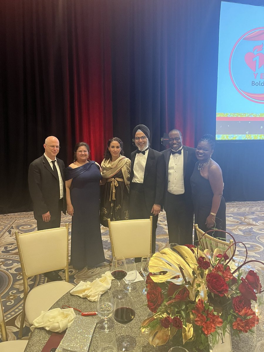 Enjoyed supporting the @American_Heart via the #DCHeartBall with friends of the @ACCinTouch #HeartMatters #CHD #Advocacy #HealthEquity #100YearsOfAHA