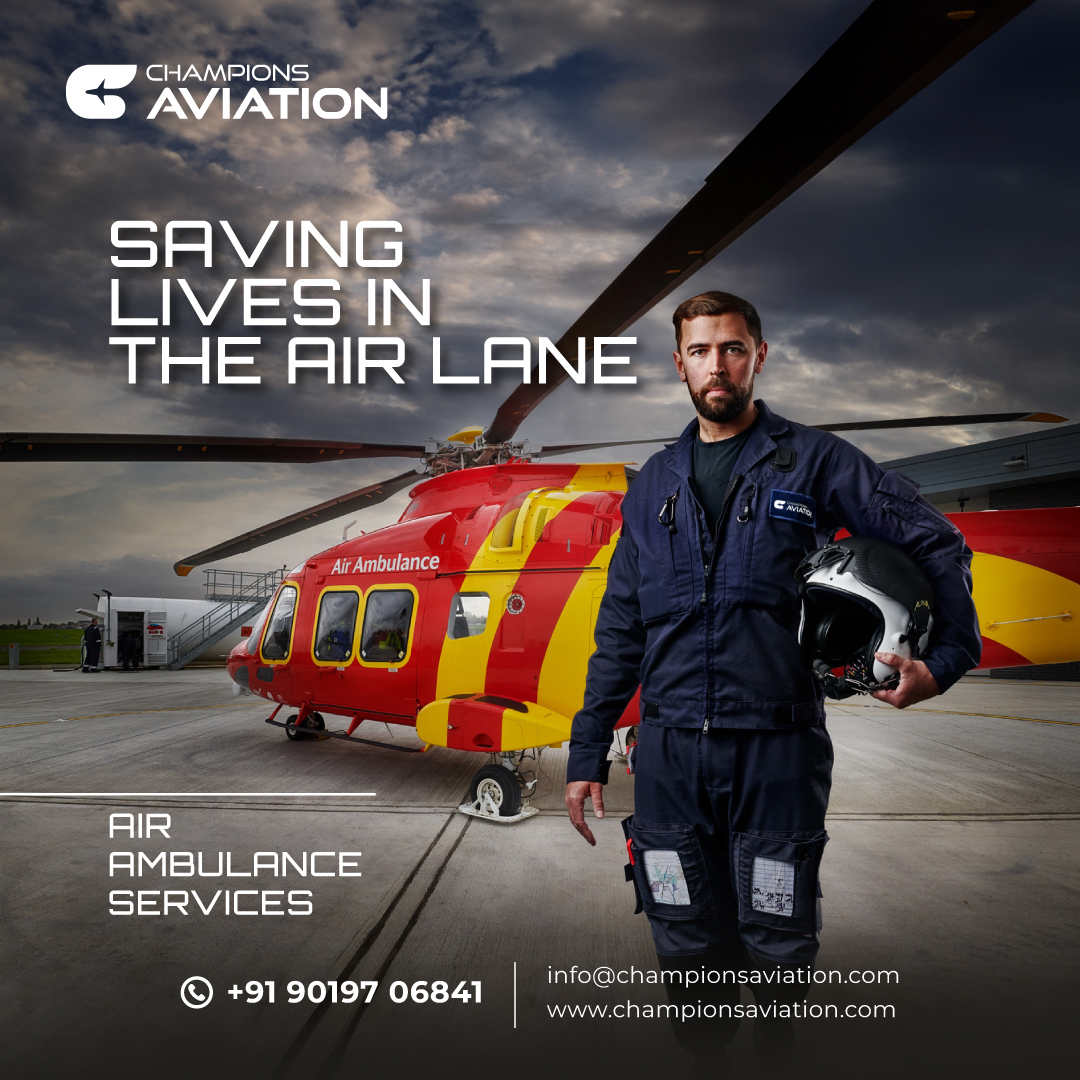 AviationChamp's tweet photo. 🚁✈️👩‍⚕️ Need urgent medical transport? Count on Champions Aviation! Our Air Ambulance Services offer swift, safe transfers for critical situations. Available 24/7. Contact us now! #ChampionsAviation #AirAmbulance #EmergencyTransport 🏥💨 https://t.co/IPKf0jdcZK