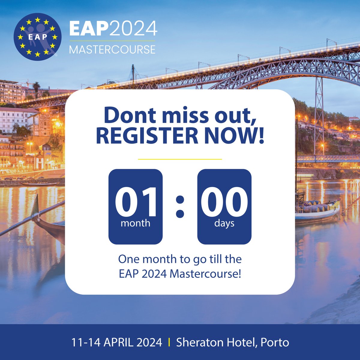 The countdown has begun!! Just one month left until the highly anticipated EAP 2024 Mastercourse kicks off! Get ready to immerse yourself in cutting-edge paediatric perspectives, connect with industry leaders, and elevate your practice. Website: eap-congress.org