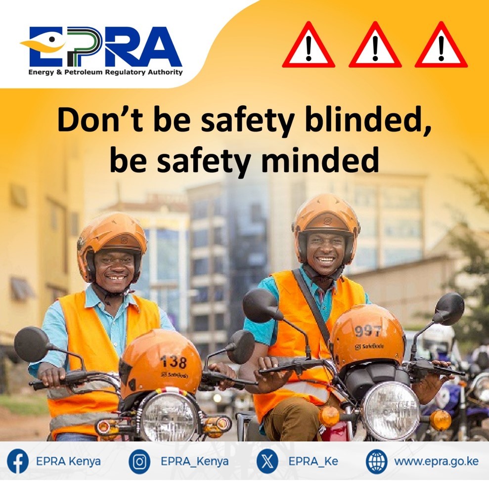 EPRA_KE's tweet photo. To avoid “Hell-met” always wear your Helmet.
Don't be safety blinded, be safety minded
#DriveSafeSaveLives #EpraCares ^BO https://t.co/nxHCI9nCLC