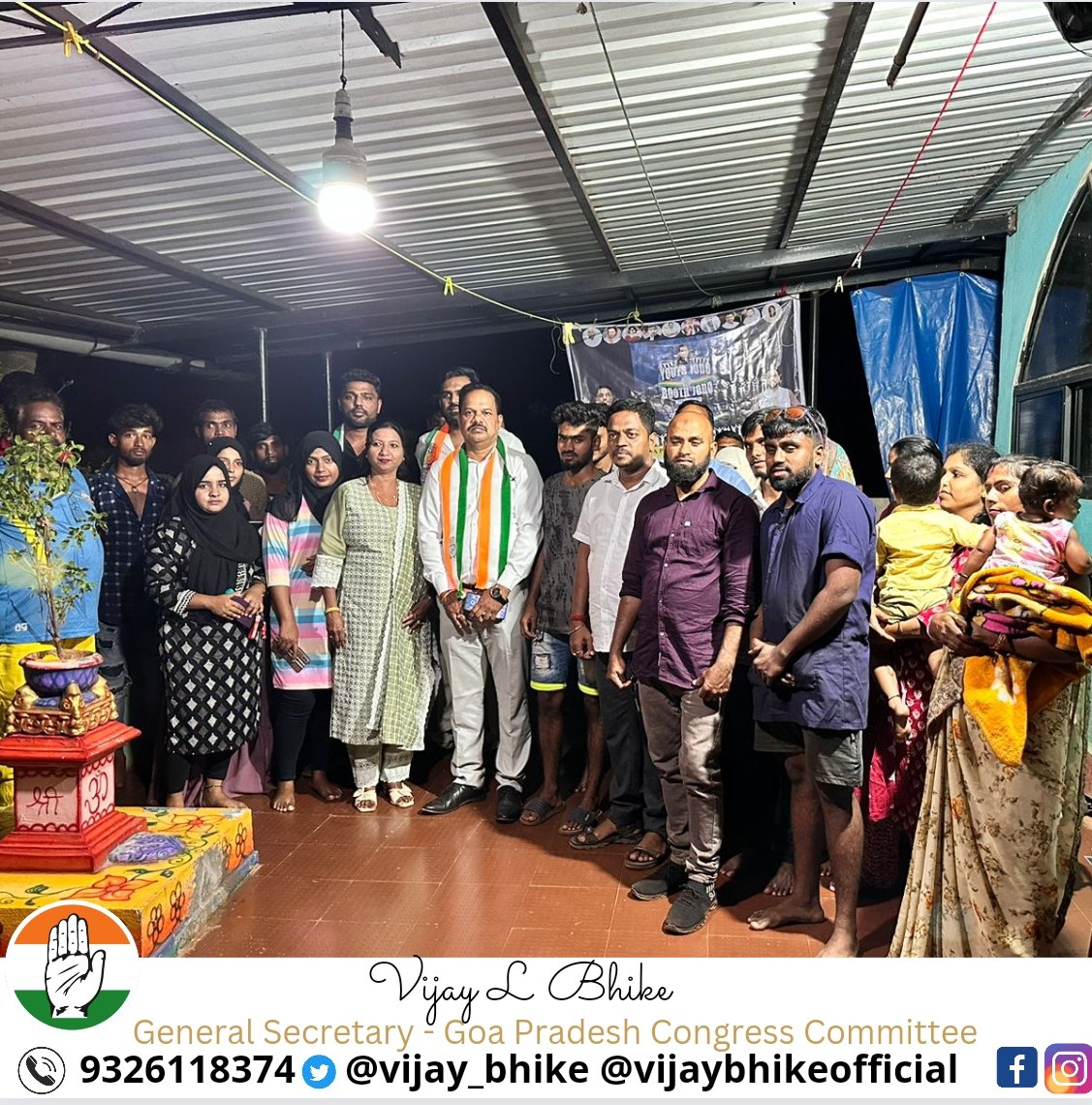 AlmeidaDanice's tweet image. Attended a meeting at Bicholim Constituency along with @maheshnadarofficial Working President GPYC, @rinaldo_rozario_official North District President GPYC. 
It was a positive discussion on what the people expect and how together we can bring a change.
#supportcongress