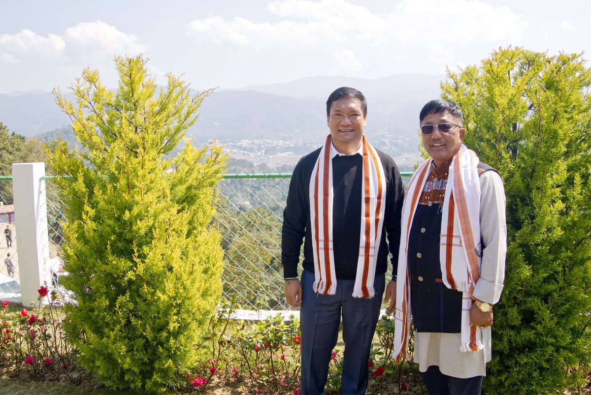 PemaKhanduBJP's tweet photo. I along with Hon Min Shri @TakiTage Ji visited Water Treatment Plant at Ziro, augmenting water supply to Hapoli town.

This vital project, inaugurated by Hon PM Shri @narendramodi Ji during his visit to Itanagar on March 9, is a testament to our commitment to enhance infrastructure.

Kudos to PHE&WS Dept Team for their excellent execution!

#Infrastructure
 #ArunachalPradesh