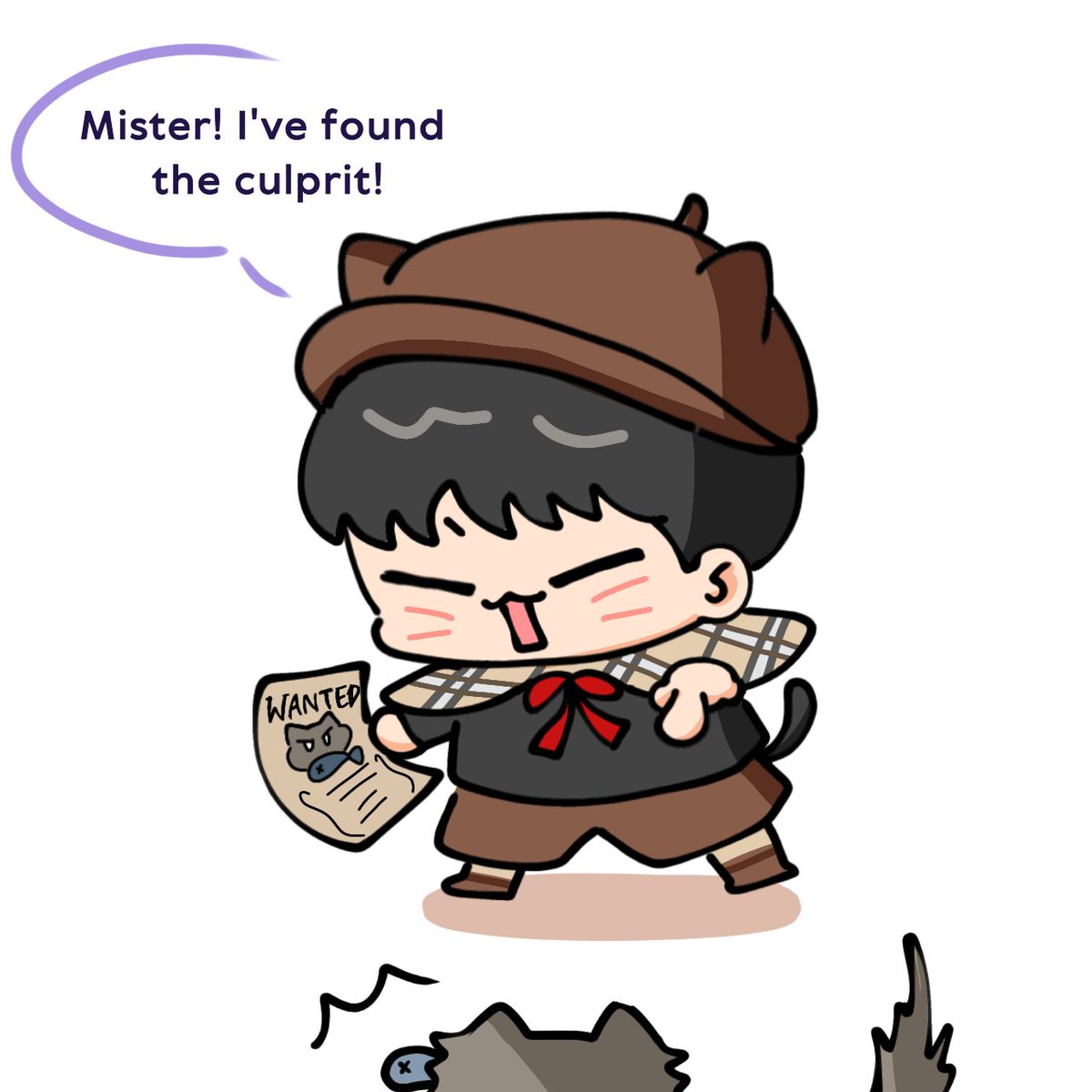 Detective kitty