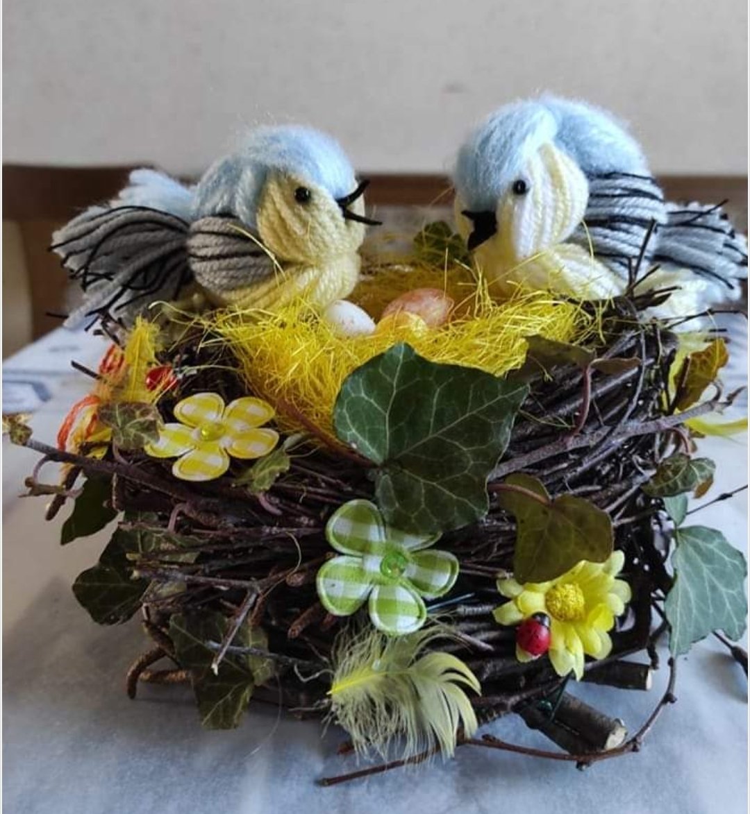 osterschmuck bei meinem vater märz 2022, handgemacht von toller 24/7 betreuerin