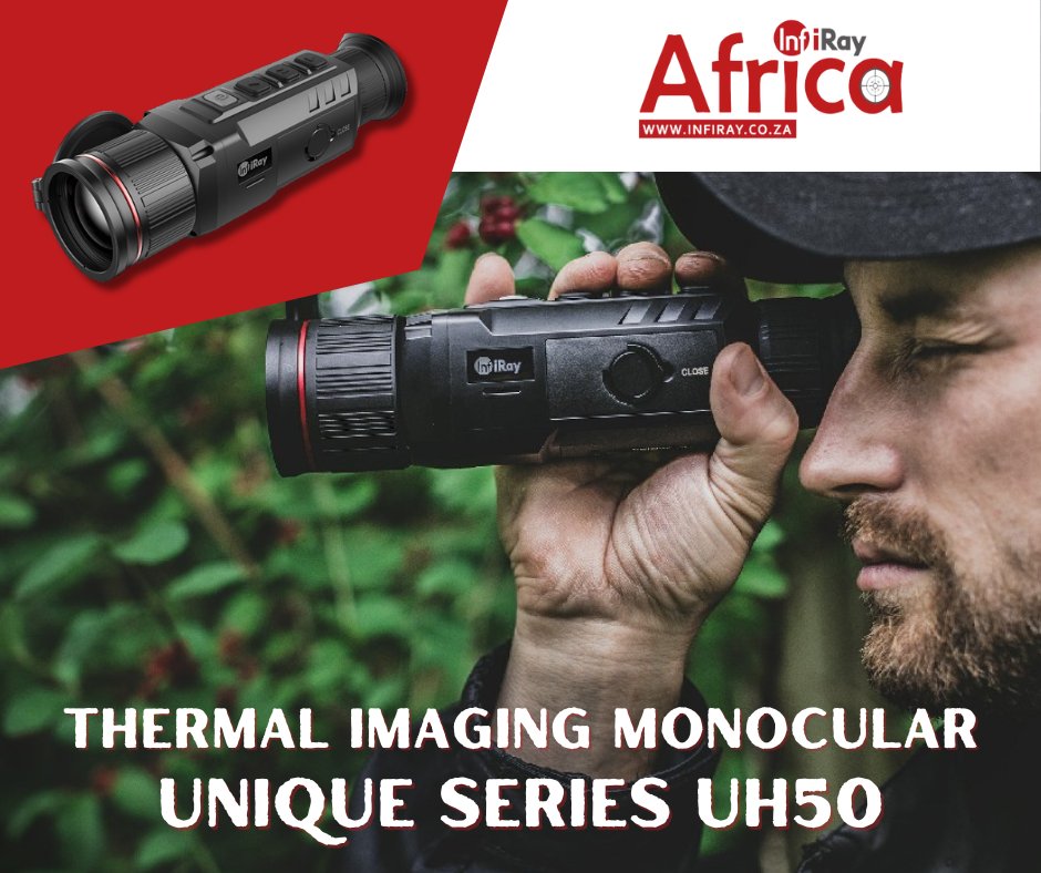 Level up your thermal imaging with InfiRay Africa's UNIQUE series! 🌟 High-performance sensor, HD display, ×20 eyepiece, and 20-hour battery life!

#infiray #thermalimaging #hunt #handheld #thermalriflescope #thermalscope #rangefinder #thermalangefinder #infirayoutdoor