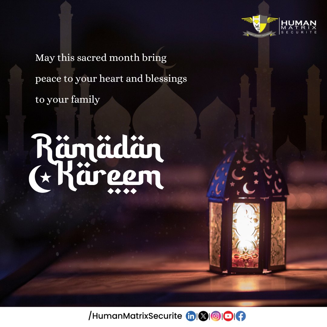 May the serenity of this sacred month fill our hearts with peace and shower abundant blessings upon our families. Ramadan Mubarak! 🌙✨ #RamadanBlessings #PeaceAndJoy