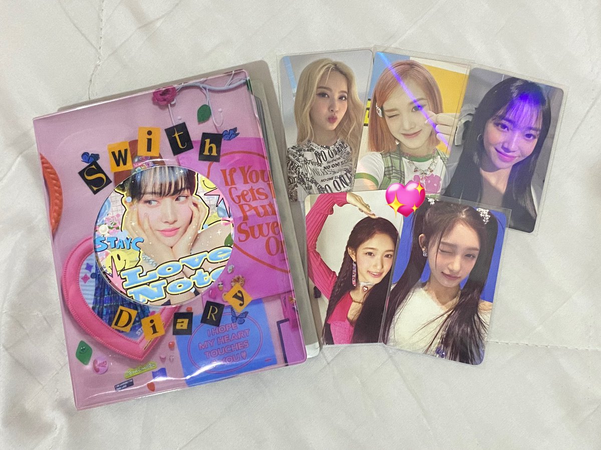 staychaul's tweet photo. wts lfb stayc ive ph ❤️‍🩹

selling as a set w collbook! didnt know i still had these after my quit selling years ago >< gotta sell them for a low price but all are in mint condi!

550 php set (ive pcs can be tingi)
payo or 1 day dop

📦 stayc pcs sieun sumin j yeeun leeseo pobs pc https://t.co/G2YyXuX9qJ