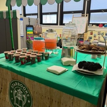 bellmawrschools's tweet photo. Bellmawr Park ended Read Across America week with some treats and stories at the Starbooks cafe! What a fun way to introduce our students to some of our favorite books. Thank you to our Basic Skills Teachers for setting up this fun experience! https://t.co/mvjnr6TXbE