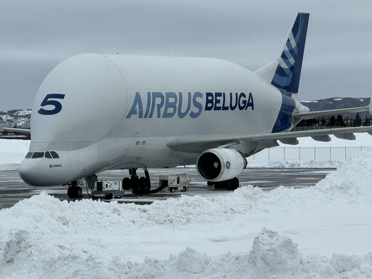 The famous Beluga at St. John’s Airport! ⁦@FrankReardon1⁩