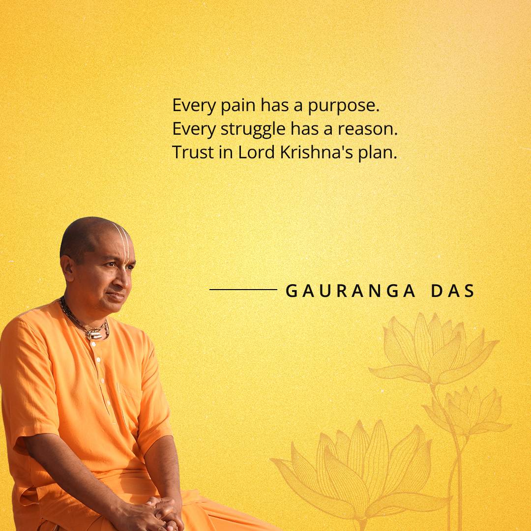 GaurangaDas's tweet image. Behind every pain and struggle lies a hidden purpose, a reason waiting to be unveiled.

So, when life feels heavy and challenges seem endless, trust in Lord Krishna's divine plan.

#lifepurpose #divinetime #righttime #patience #gaurangadas #monkforaction