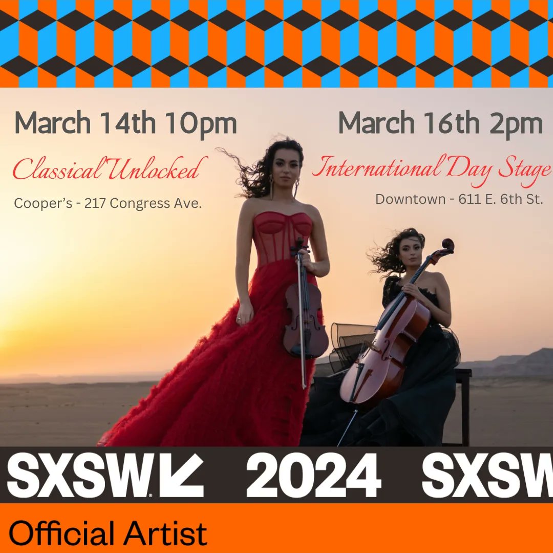 Austin here we come!! 🥳🥳 We are so grateful to be supported by the PRS International Showcase Fund. We cannot wait to bring Arabic music to the largest music festival in the world!! 🌵 #yallabina Swipe for showcase info 👀➡️ #isf @PRSFoundation @sxsw