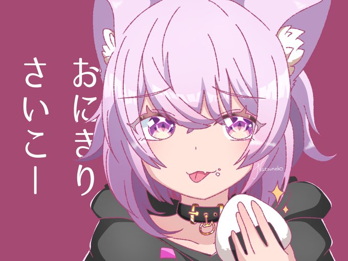 「onigiri purple eyes」 illustration images(Latest)