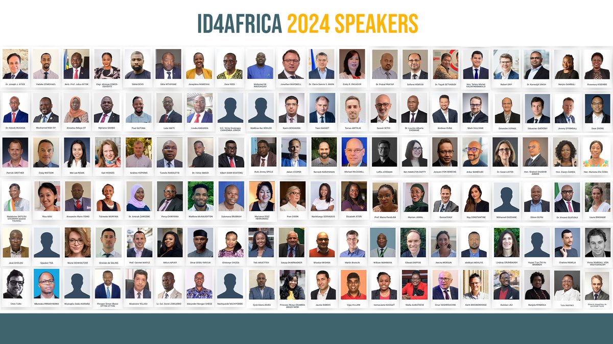 ID4Africa 2024: Look who’s talking! 100+ renowned experts and practitioners will take the stage during the 13 Plenaries + 8 workshops & forums in Cape Town. You’ll have 4 days to interact with them all… if you’re registered! Secure your space today: id4africaevents.com/2024/registrat…