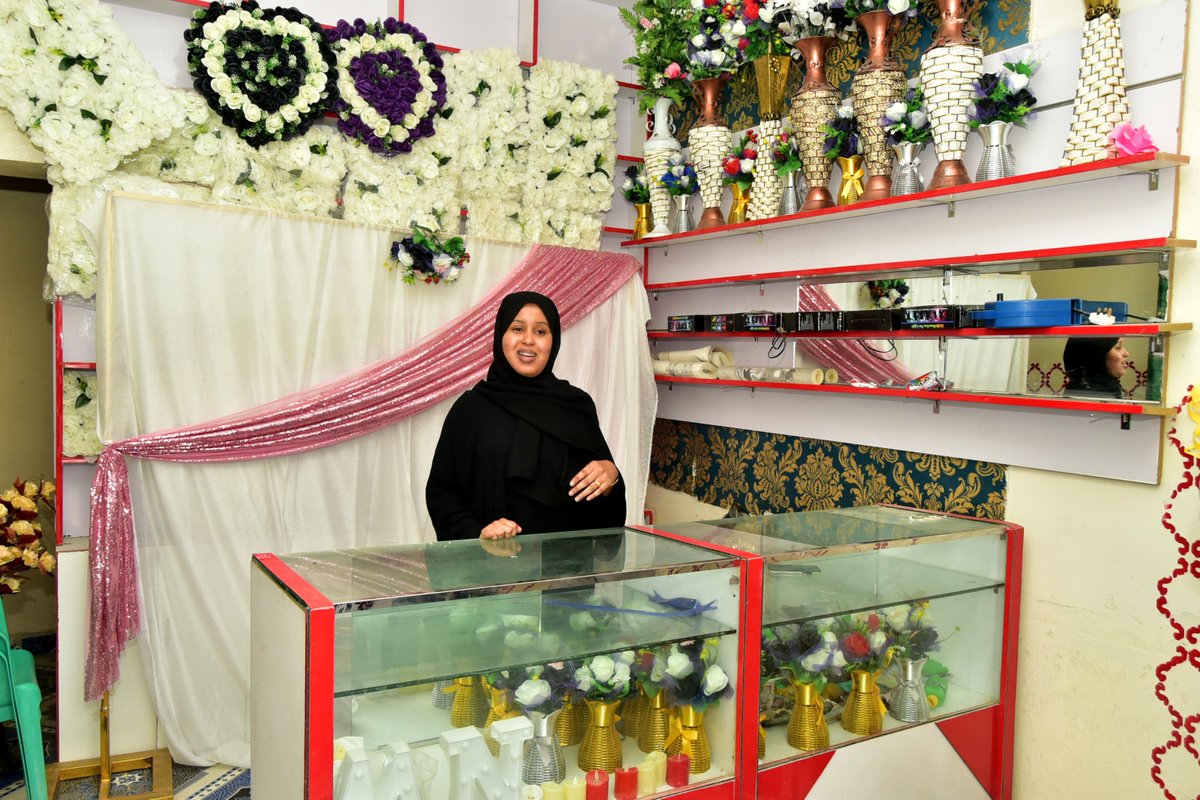 Join us as we celebrate International Women’s Day! Amal Abdilahi Ahmed runs an Event decoration company called Janno Decoration shop after  being trained at a Technical and Vocational and Educational (TVET) Centre, in Hargeisa as part of the Somali Cash Consortium proragmme.