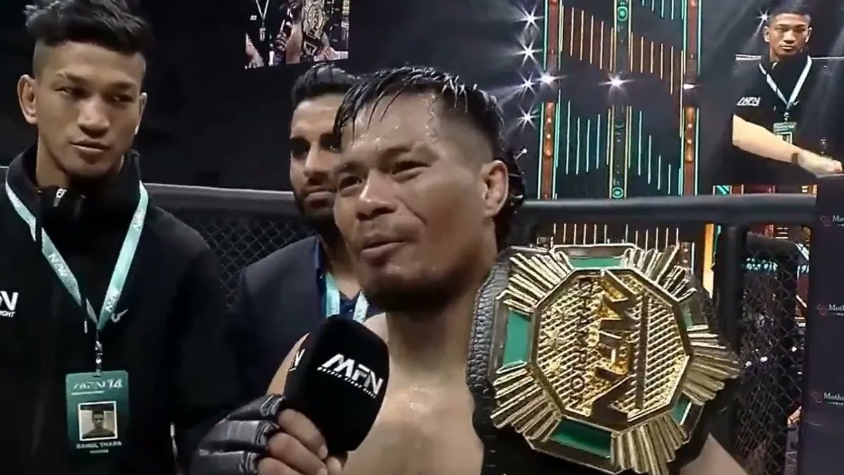 This is Chungreng Koren.champion player.When he won,he appealed to Modi that it has been almost a year since the violence in Manipur. You go to Manipur. People's future is in danger. Do something.Well I don't think he will do anything like this before the elections.
#cowardmodi