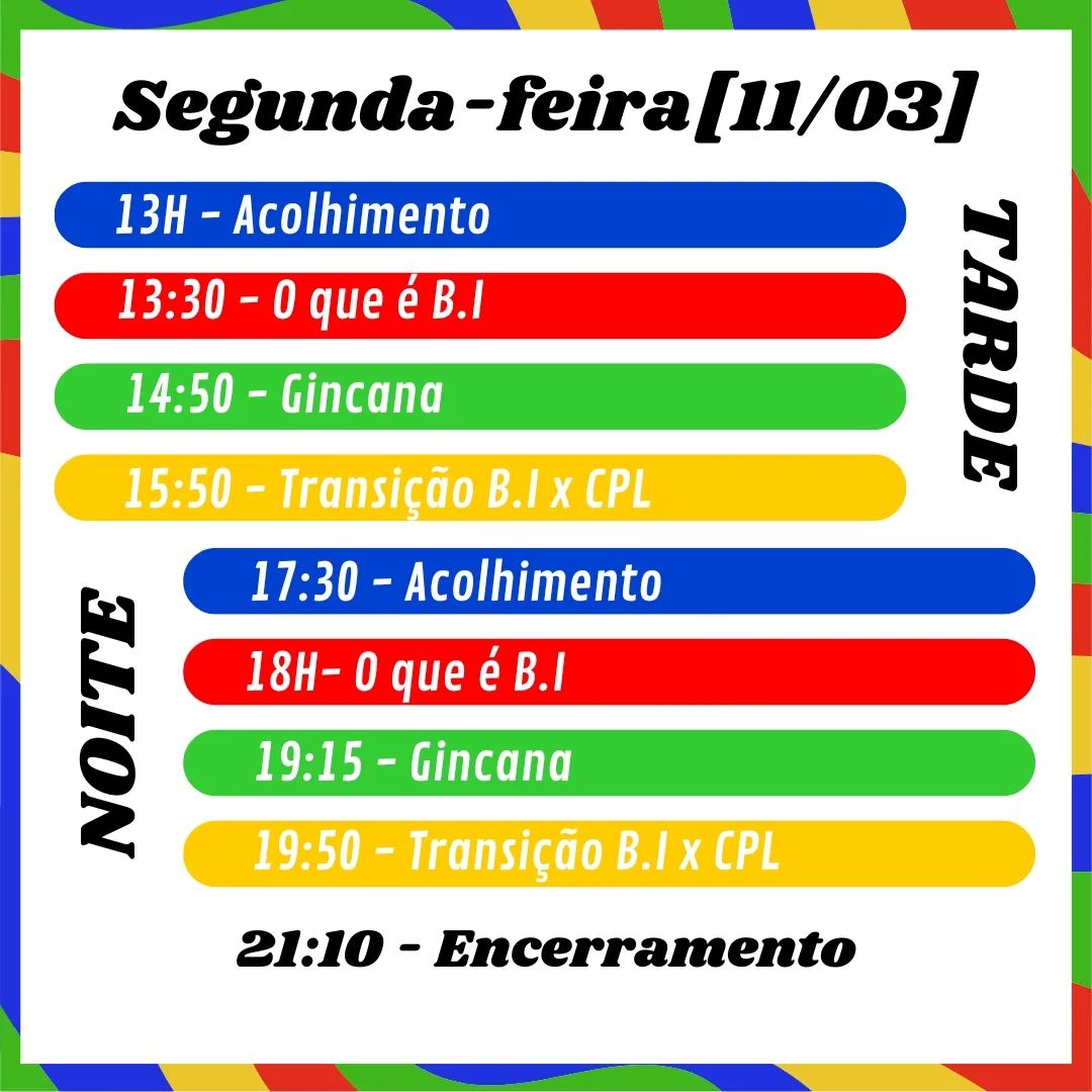 Reunibiufba_'s tweet photo. É HOJE!!!! 

O MAIOR EVENTO DE CALOURES DA UFBA!!! 📢📢📢📢📢 

COLA NO VÃO DO IHAC PARA NÃO PERDER E #VemPraREUNI 💛💚💙❤️

#reuni2024 #UFBA #BI #IHAC https://t.co/NEj2eTay61
