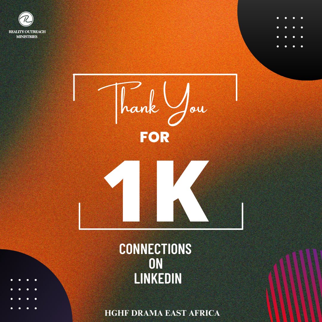 We say Thank you 🙏.

#ReachingTheNations
#CommunityImpact 
#ContentCreation
#RealityStrikes
#Drama
#OneProductionAtaTime
#Stageplays
#LiveDrama #JesusLovesYou
#Film 
#Fundraising
#TransformingLives
#Takingcitiesforthekingdom