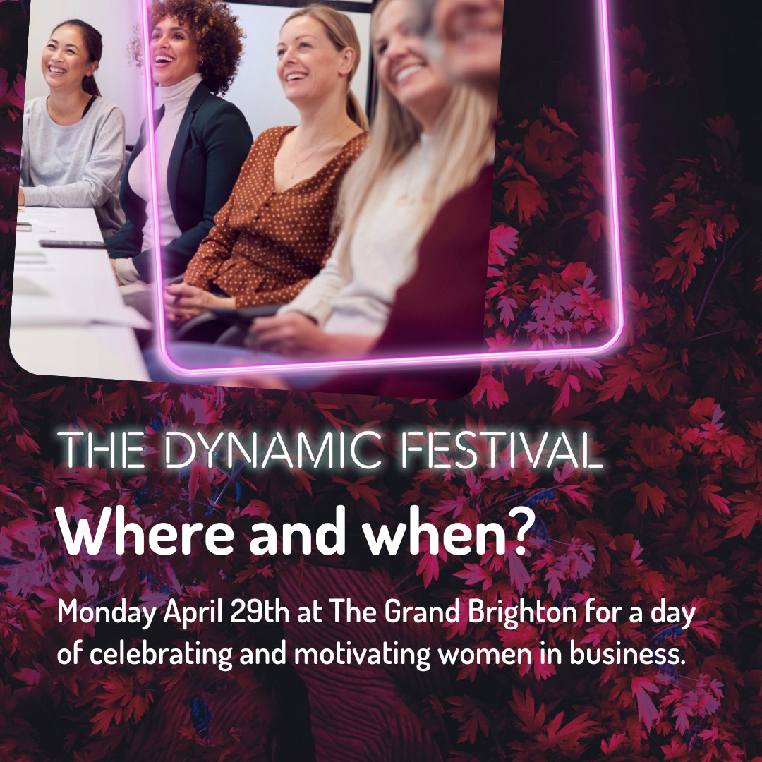 Come and join us and hundreds of women as we aim to educate, motivate, and inspire!

A full day conference with speeches and networking opportunities. 

Buy your ticket now: bit.ly/3HLQcVx

#dynamicfestival2024 #thedynamicfestival #femaleentrepreneurs #womeninbusiness