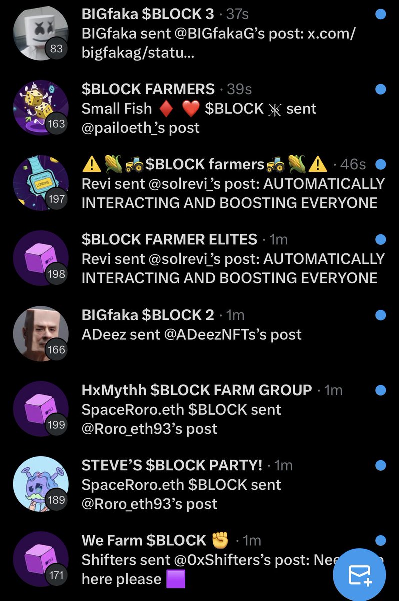 KingDegen0x's tweet photo. Do you want to farm faster and better?

Let’s make a deal!

Add me into all your farming groups from:

$BLOCK @GetBlockGames 
&amp; 
$GRMX @GaiminIo

Ill return the favor, so we can both grow! 🤝

LMK which ones you want to be added to.👇 https://t.co/czRjiTjdmh