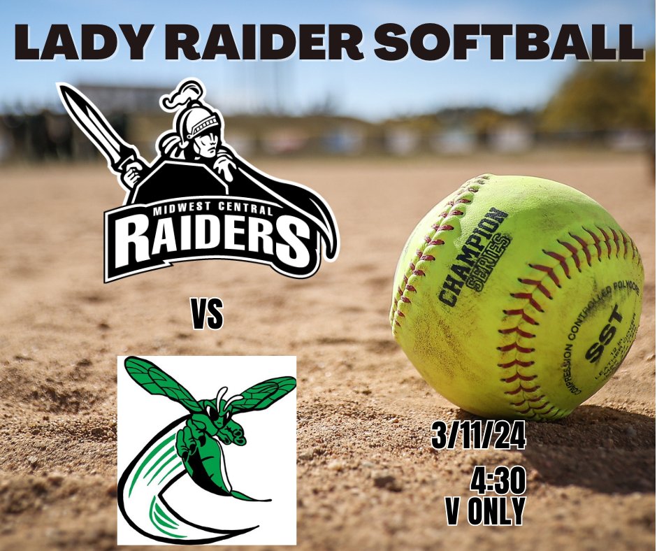 The Lady Raiders open the 2024 season with a V home game vs Eureka at 4:30.  Good Luck Ladies!