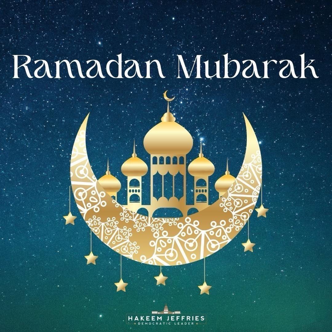 Ramadan Mubarak to all Muslim-Americans in the community and those of the Islamic faith observing throughout the world. May this Holy Month be filled with prayer and reflection during this sacred time.