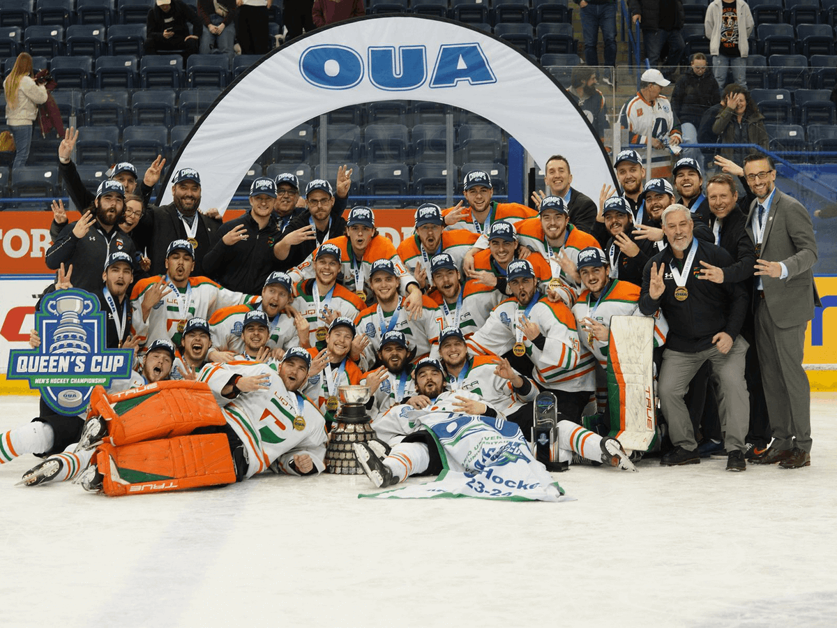 🏆Coupe Queen's - Et de trois!🎉 Les @PatriotesUQTR sont champions de l'OUA pour une troisième saison consécutive💚🧡 neo.uqtr.ca/2024/03/09/et-… #uqtr #hockey #USports