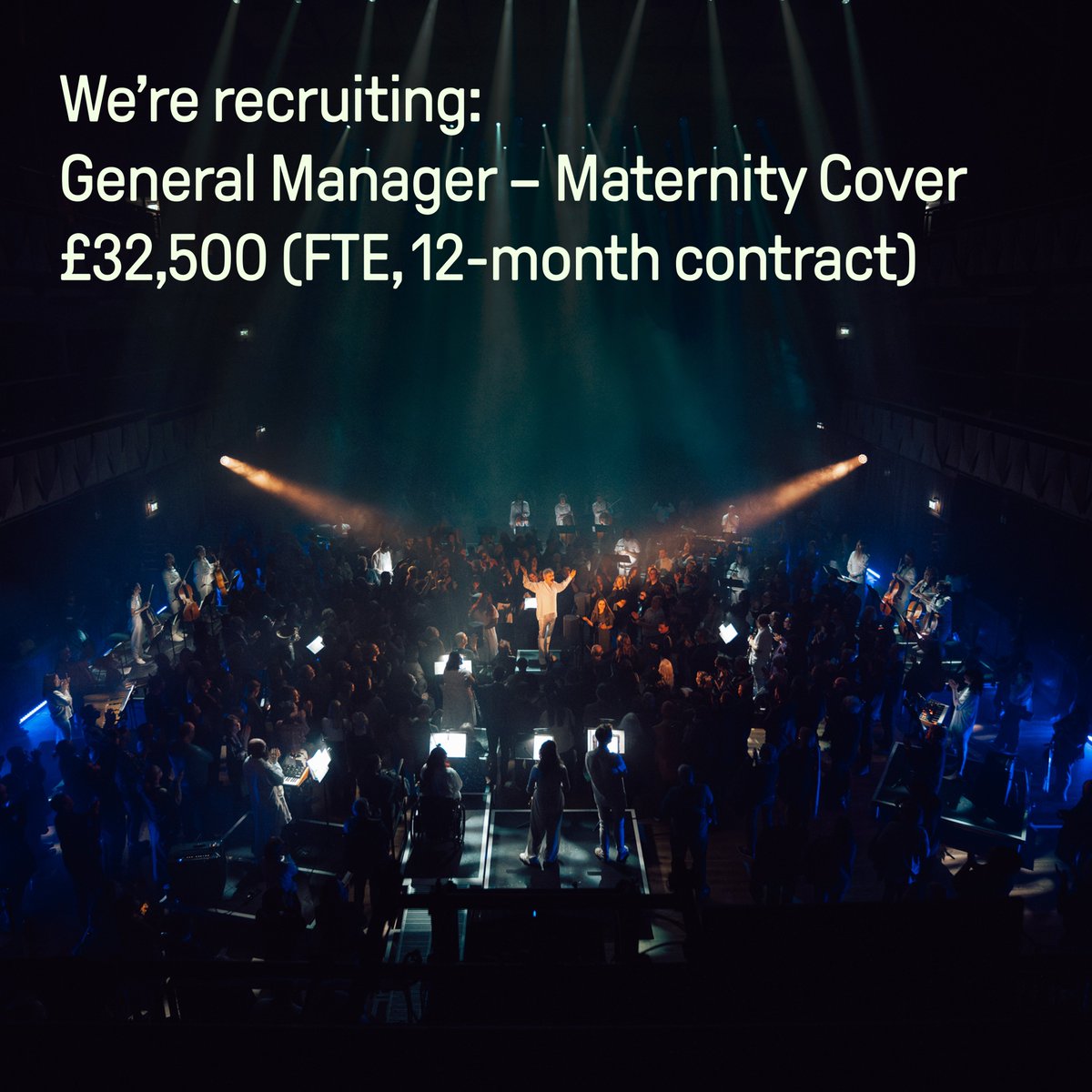 Deadline extended🚨 General Manager (Maternity Cover) – £32.5k, Bristol/ Hybrid We're seeking an organised, motivated General Manager to support all areas of Paraorchestra's work as we undertake our biggest year to date. Apply here until 26 March: paraorchestra.com/were-recruitin…