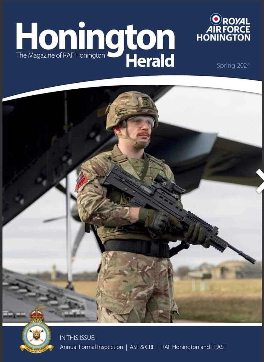The Honington Herald Spring 2024 edition is out now! Take a look ⬇️ rafmags.co.uk/magazines/raf-…