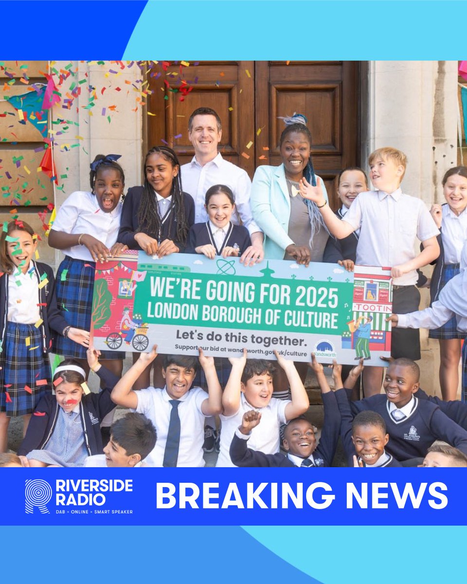 🎉 BREAKING NEWS 🎉 

<a href="/wandbc/">Wandsworth Council</a> is crowned as the London Borough of Culture 2025! A triumph of community, creativity and culture. 

Here’s to making history together! 🥂 

Who’s excited?!