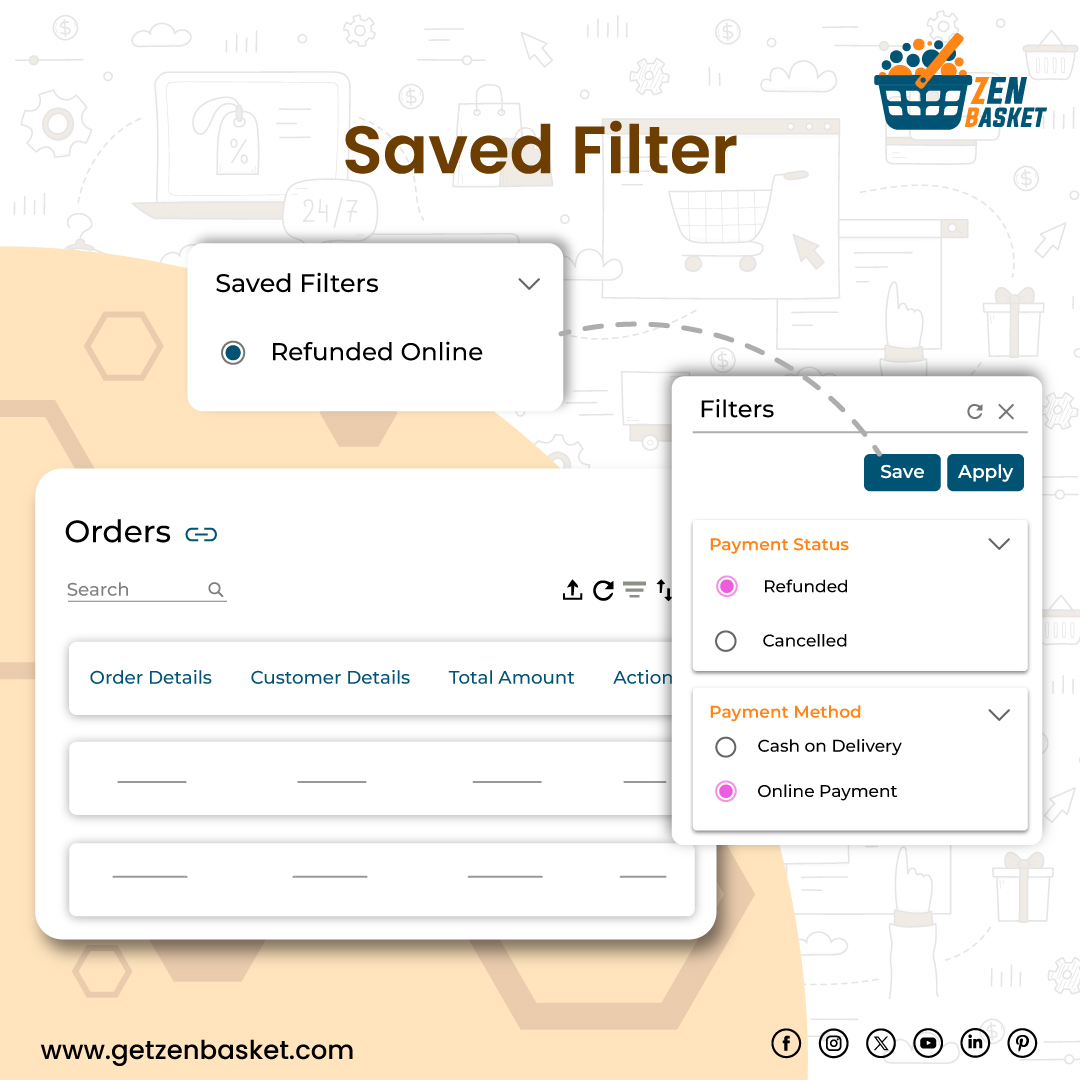 zenbasket's tweet photo. Save time and streamline your workflow with saved filters

Visit us: https://t.co/jcEjXJPAft

#zenbasket #efficiency #savedfilters #customization #workflow #timesaver #seamless #automation #productivity #streamline #filtermagic #workflowwizard #optimize #convenience #techtools https://t.co/lPvXU49ZhO