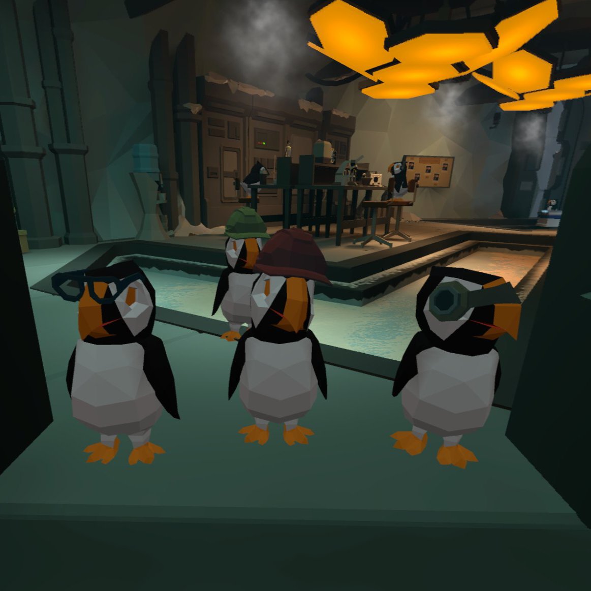 PuttingPenguin's tweet image. It's Minigolf Monday! What is this band's name and what album are they about to drop? @WalkaboutMG 

#minigolf #vrgaming #minigolfmonday #band #puffin #icelair #miniaturegolf